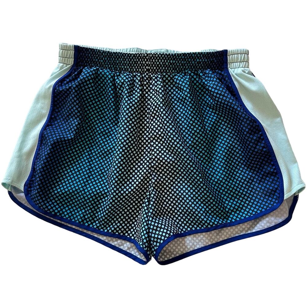 PINK‎ by Victoria's Secret Size S Dot Green/Blue Track Shorts Lined